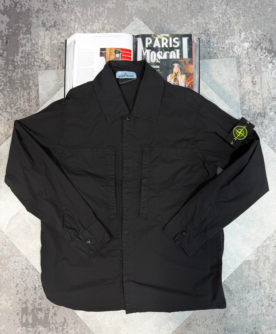 Si over shirt Black STONE