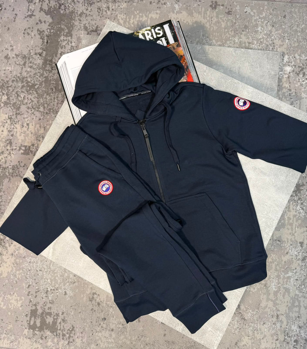 CG tracksuit Navy- red label PDA