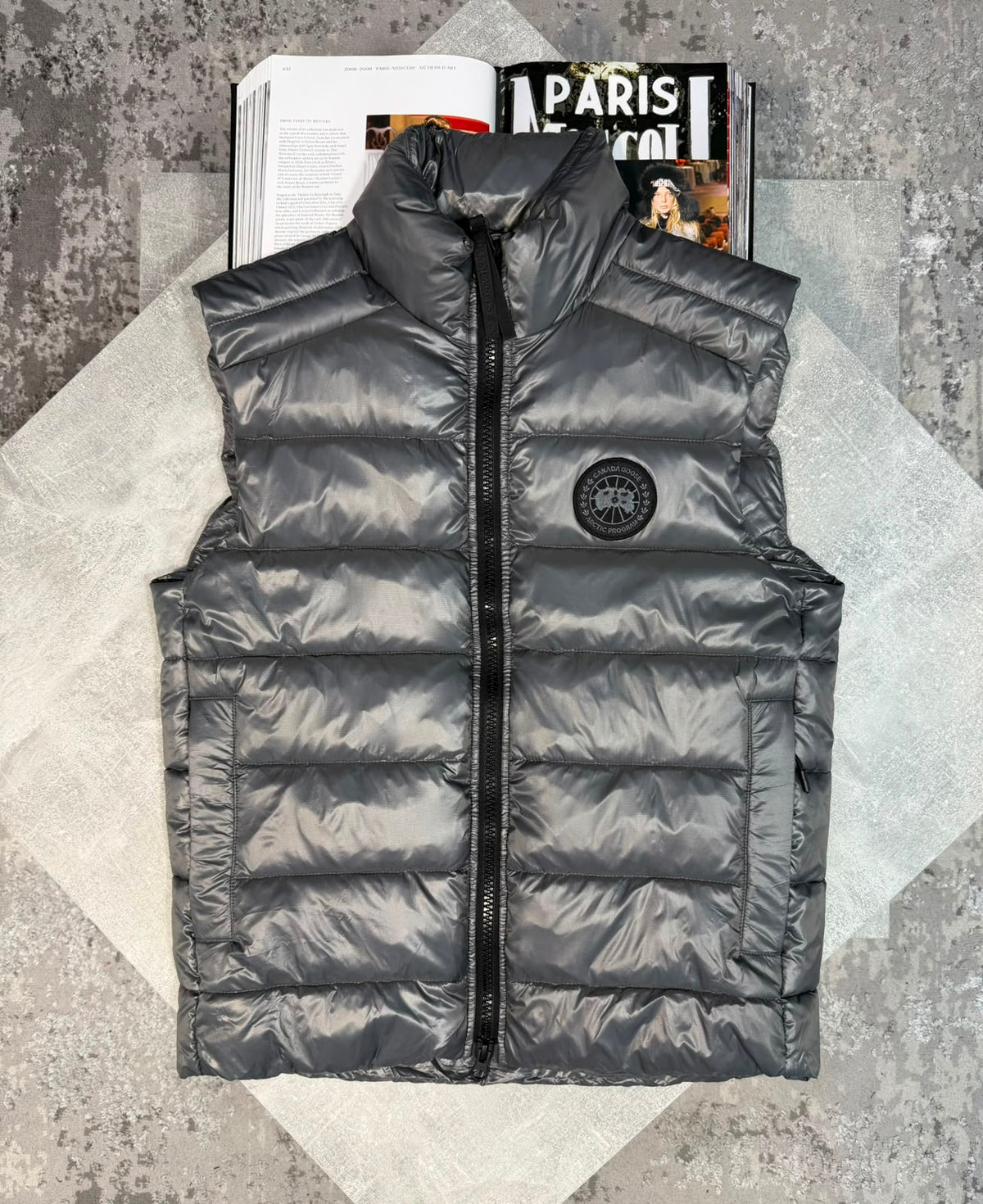 CG Gilet Grey - black label CG