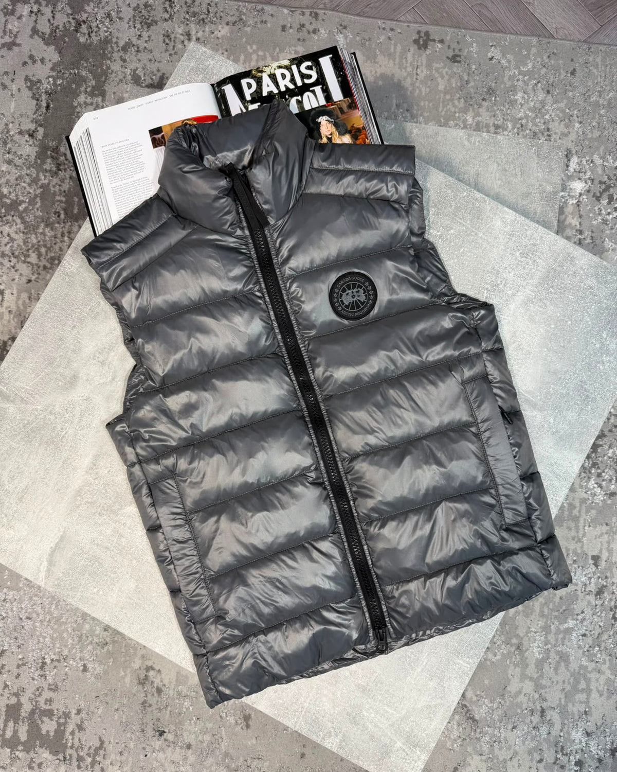 CG Gilet Grey - black label CG