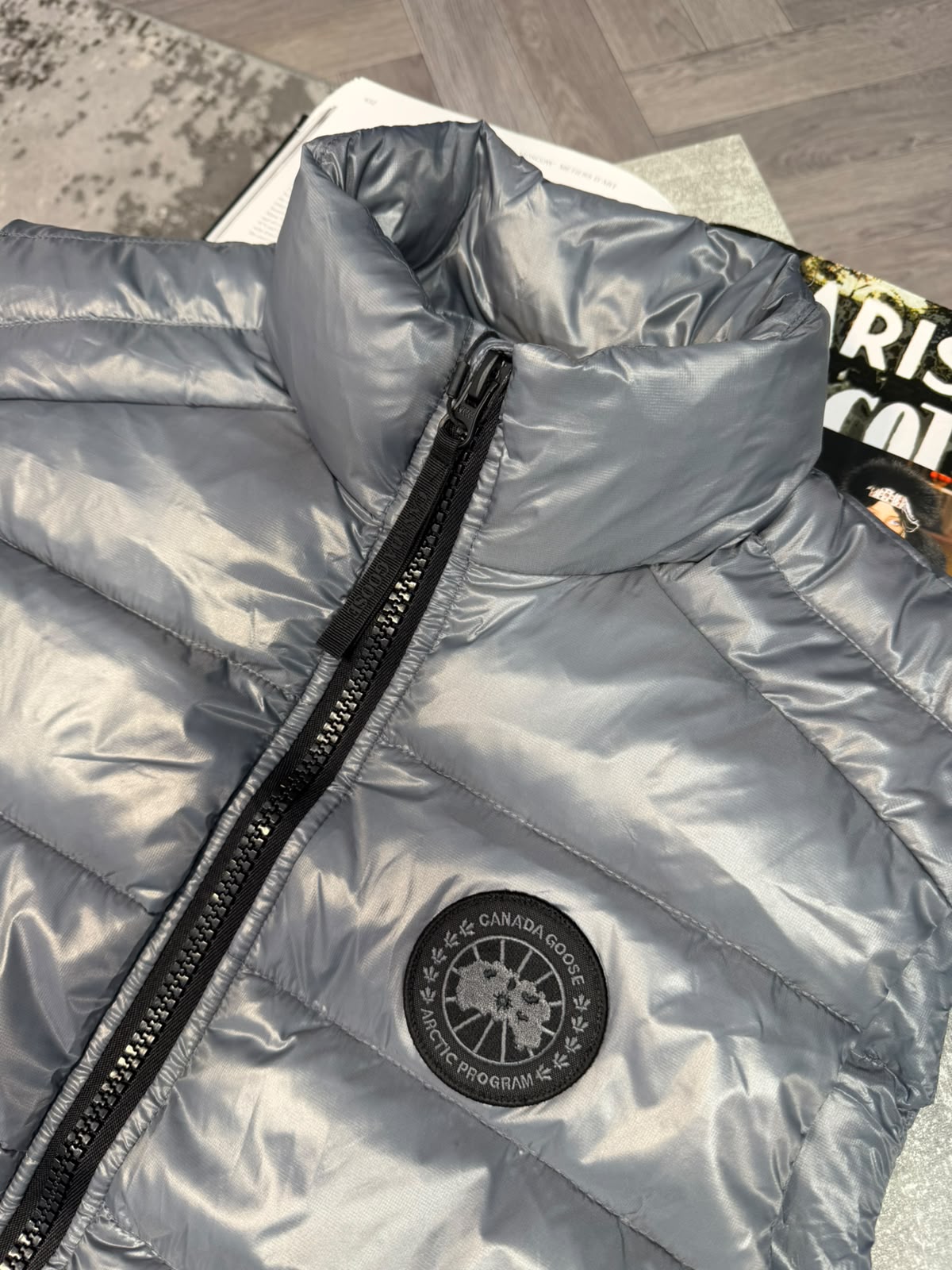 CG Gilet  Light Grey - black label CG