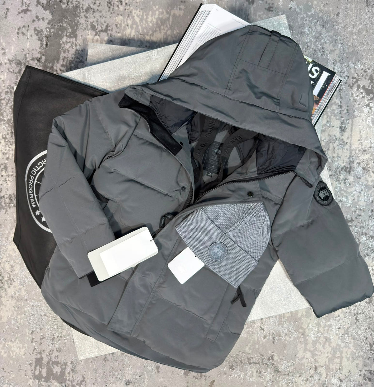 CG MacMillan Grey - black label CG