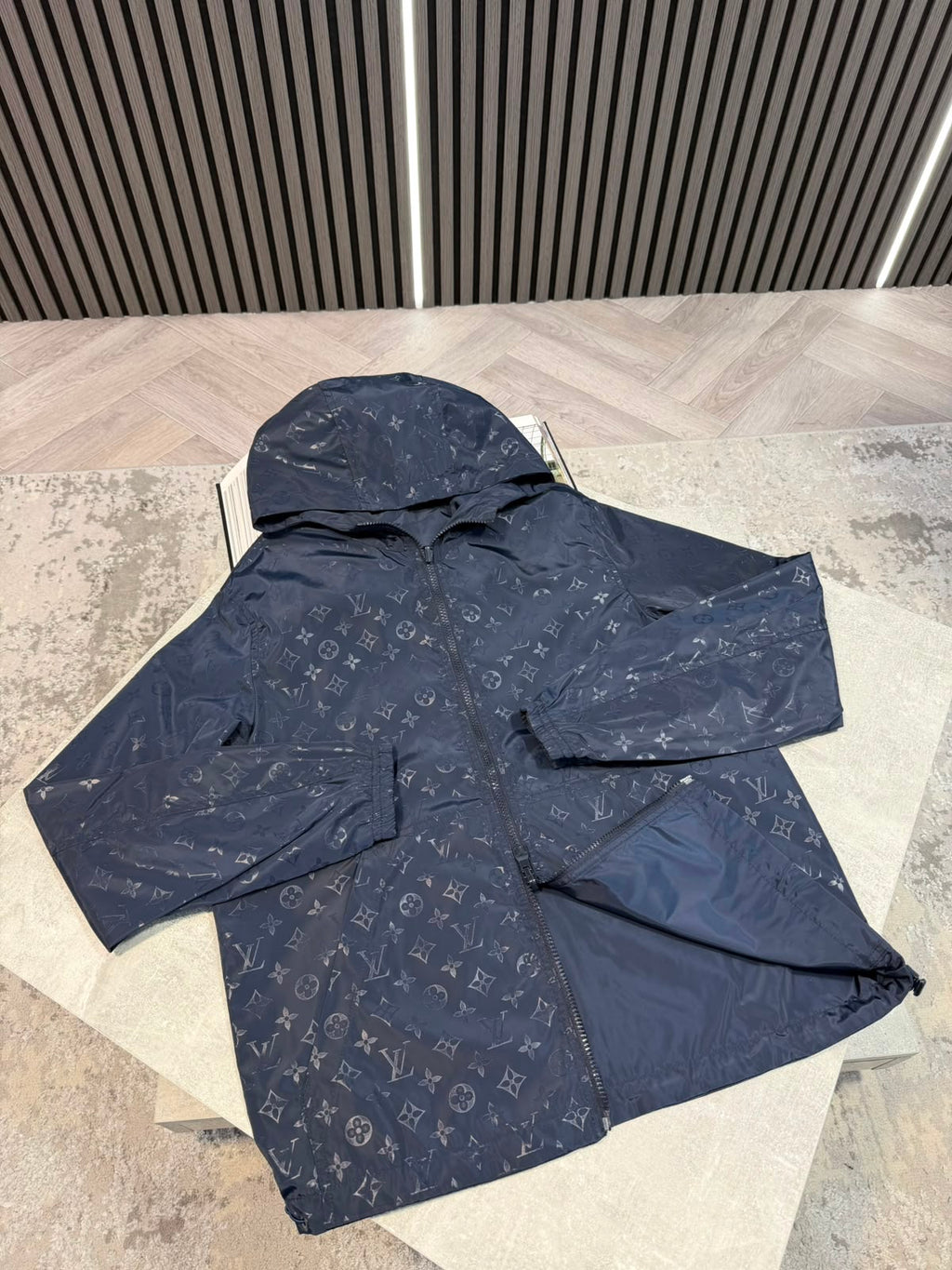 LV Reversible Windbreaker - Black LV