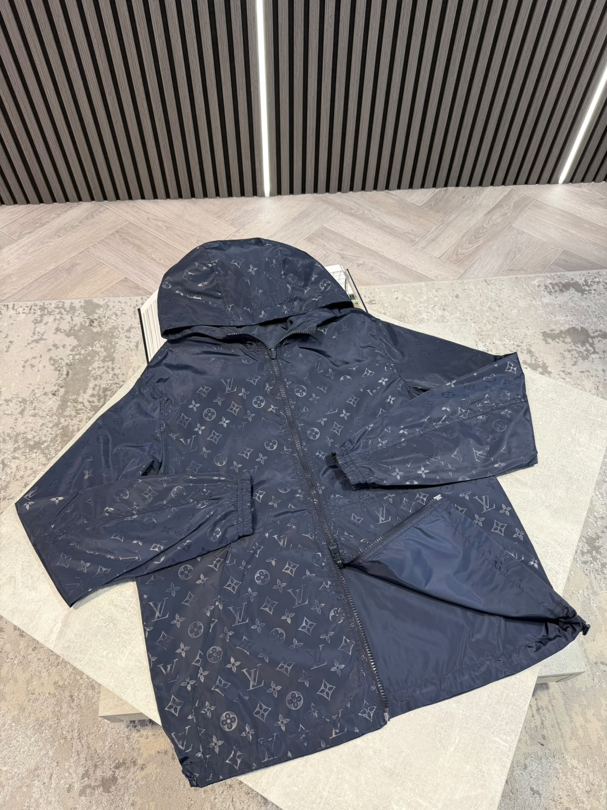 LV Reversible Windbreaker - Black LV