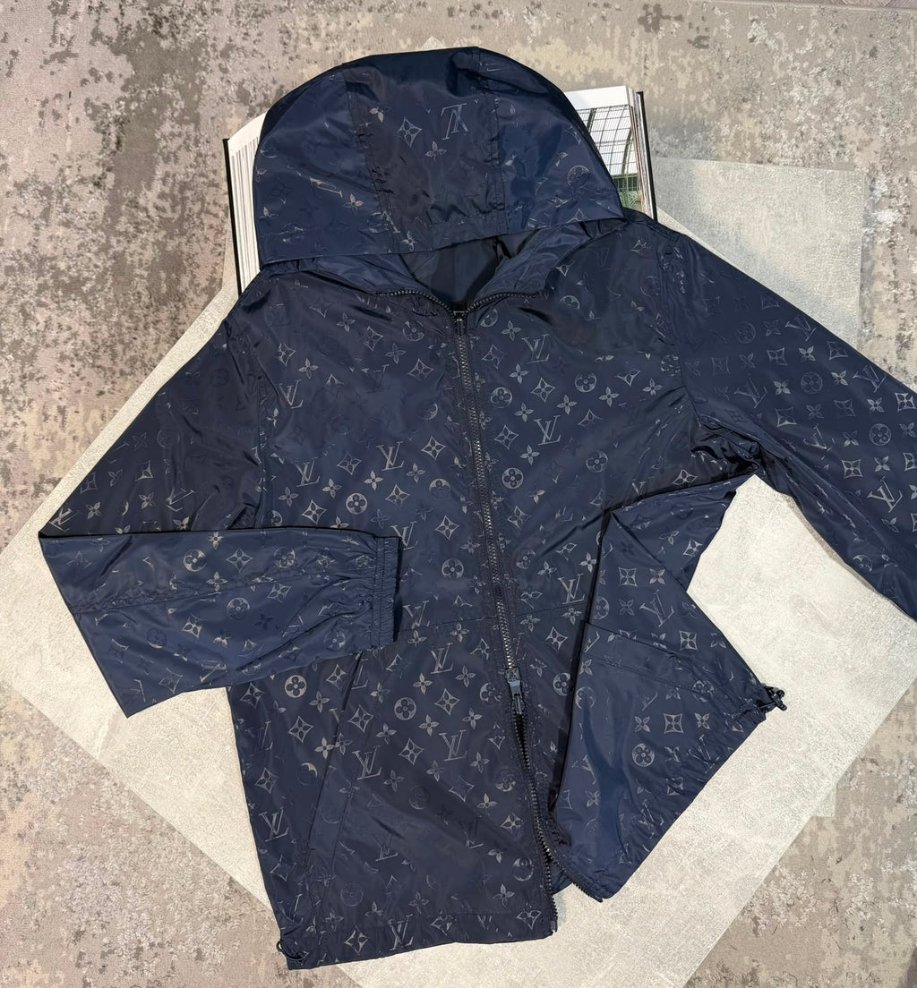 LV Reversible Windbreaker - Black LV