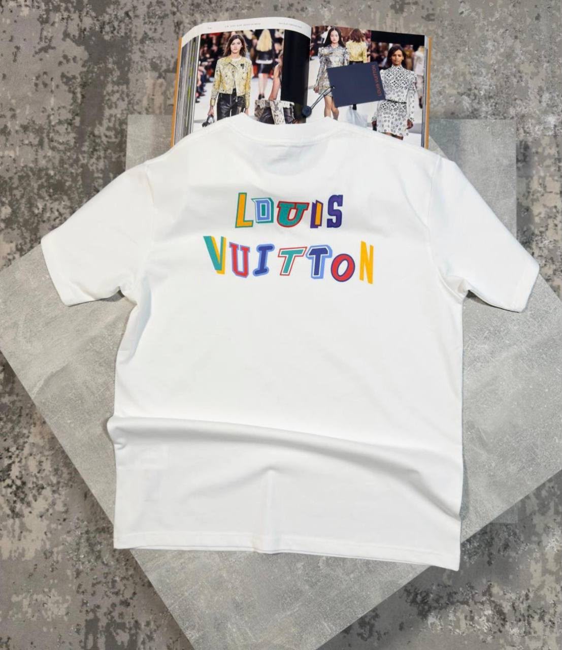 LV Tshirt White LV