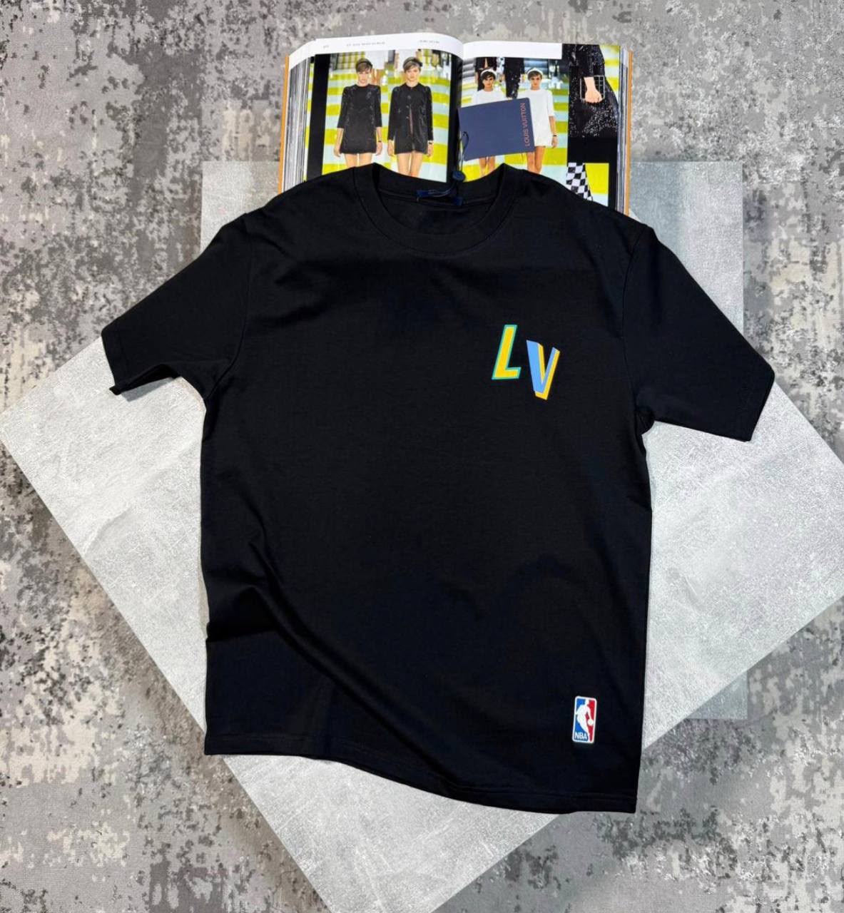 LV Tshirt Black LV
