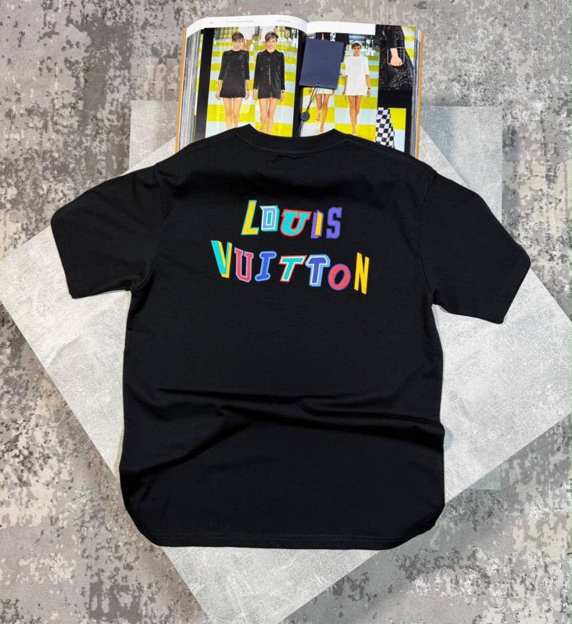 LV Tshirt Black LV