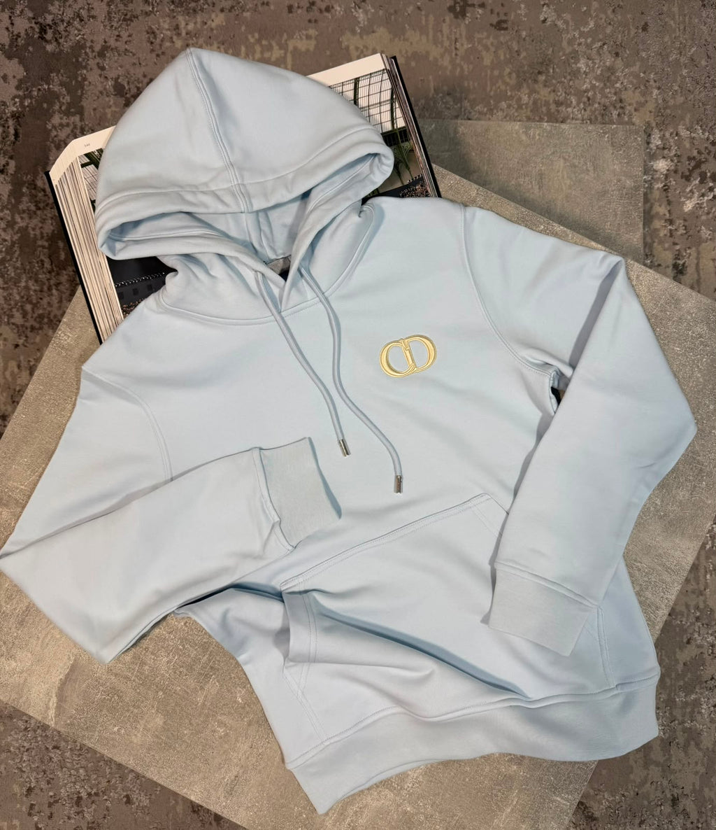 CD Hoodie - Light blue CD