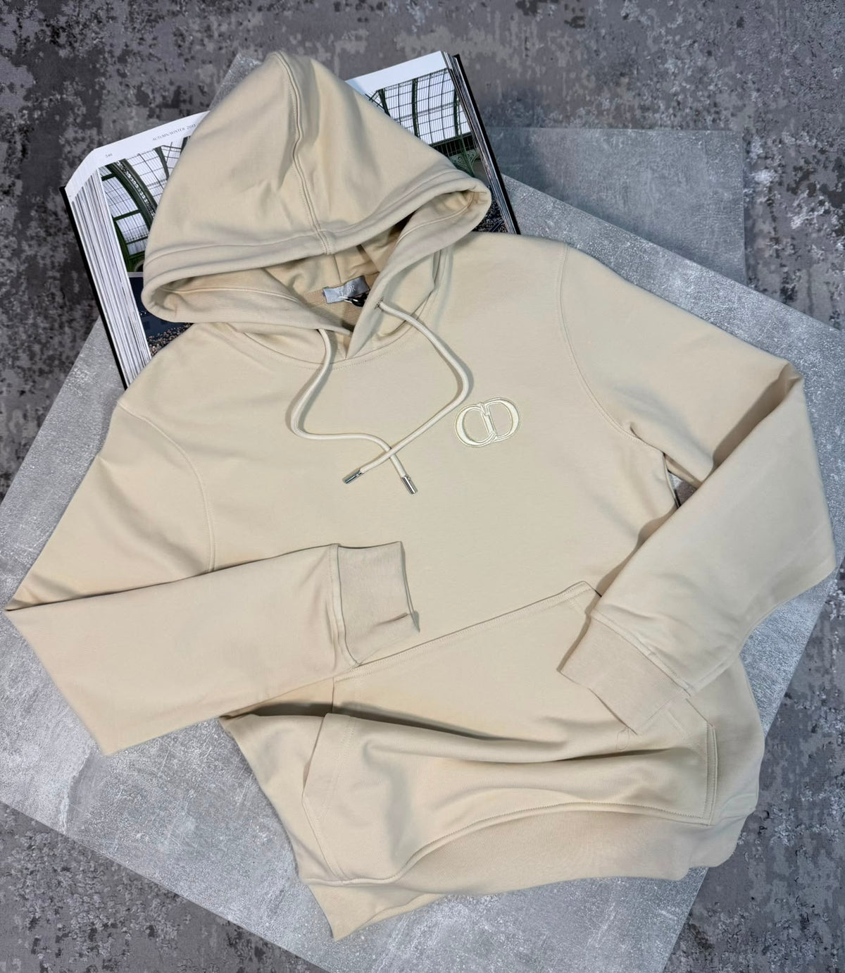 CD Hoodie - Beige CD