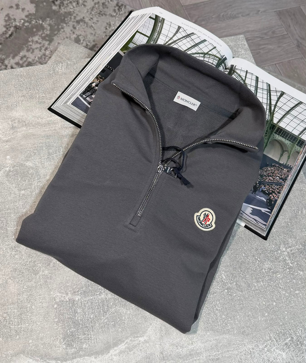 Mnclr 1/4 Zip - Dark grey CLER