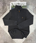 RL 1/4 Zip - Dark Grey RLX