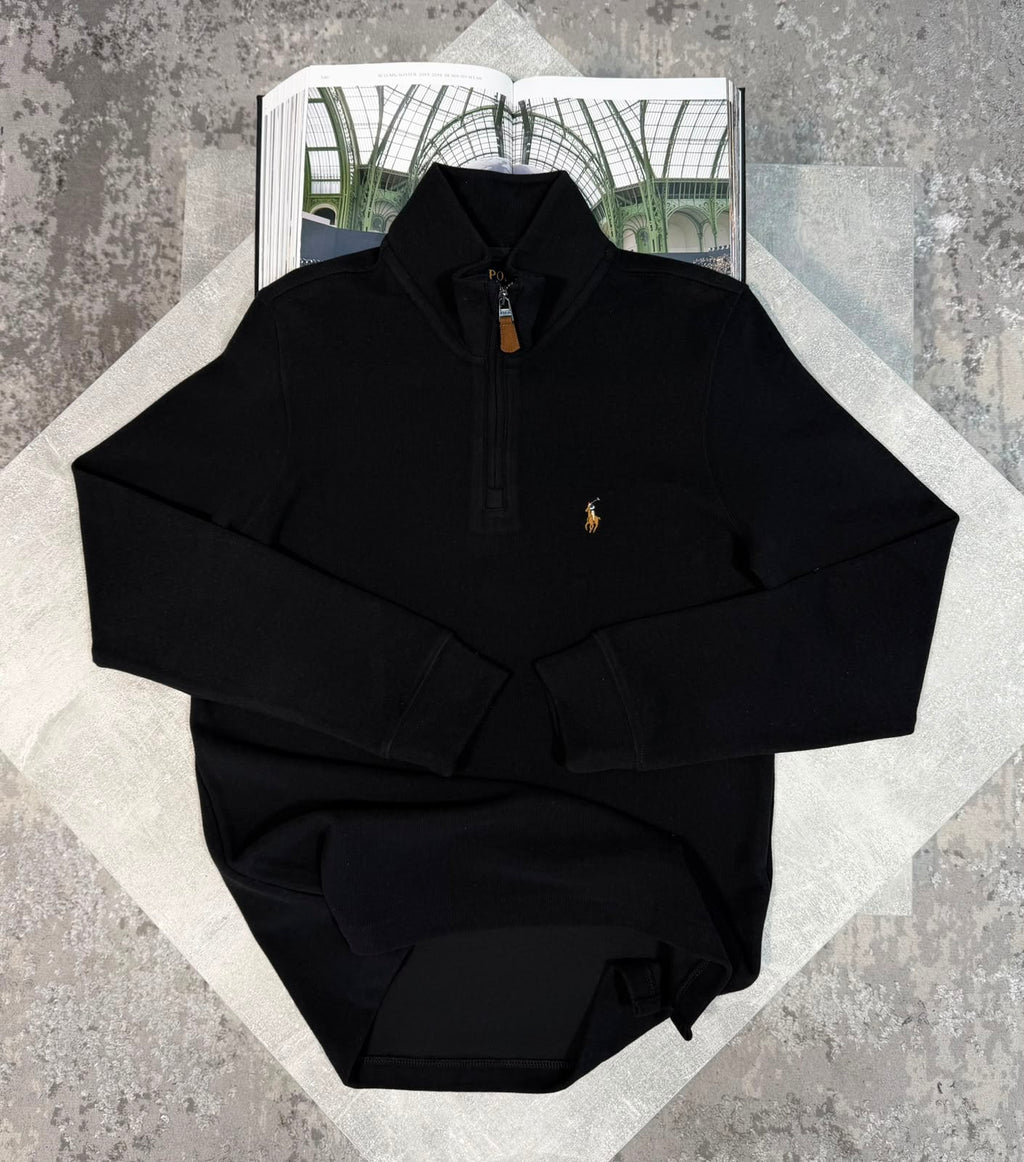 RL 1/4 Zip - Black RLX