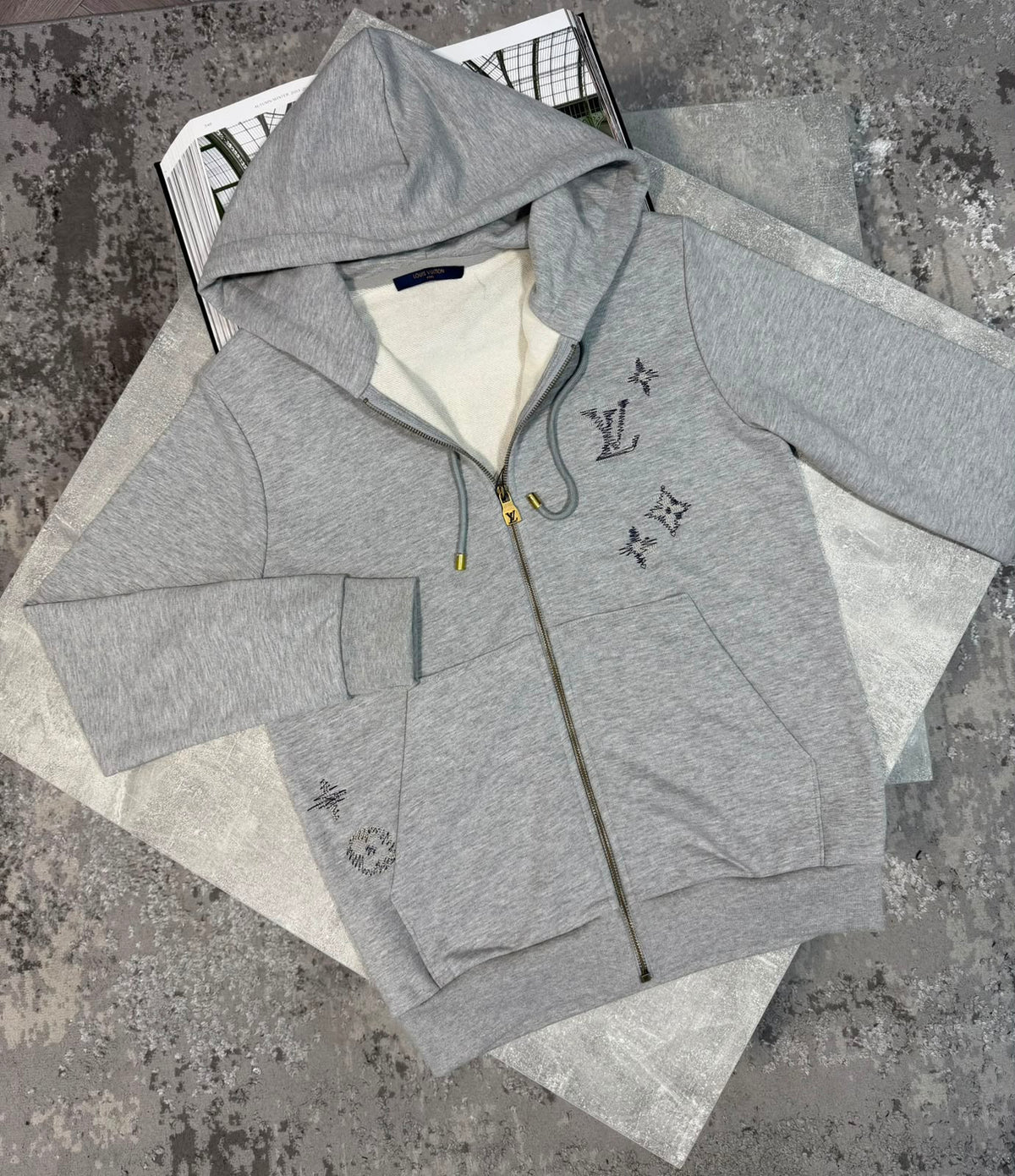 LV Hoodie - Grey LV