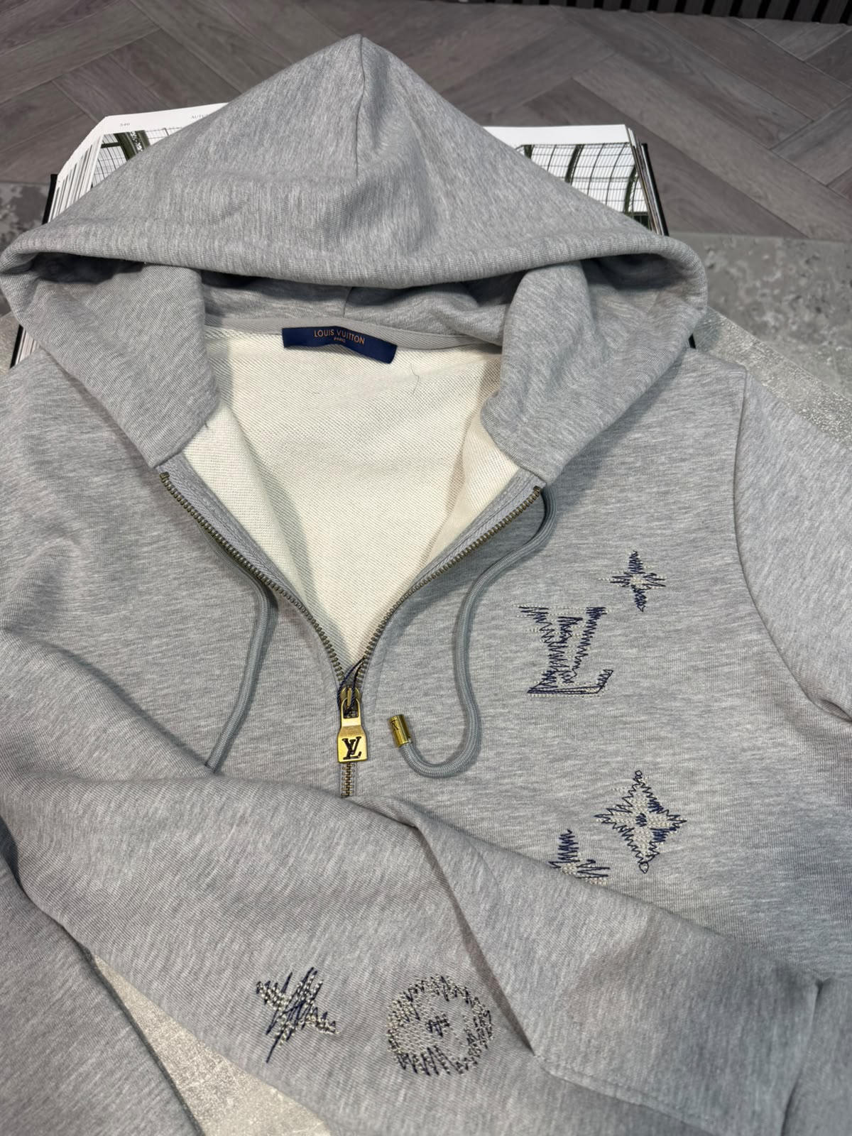 LV Hoodie - Grey LV
