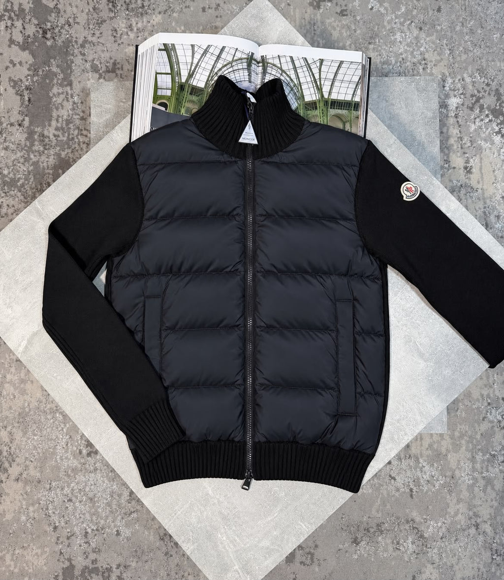 Mnclr Hybridge Jacket Black CLER