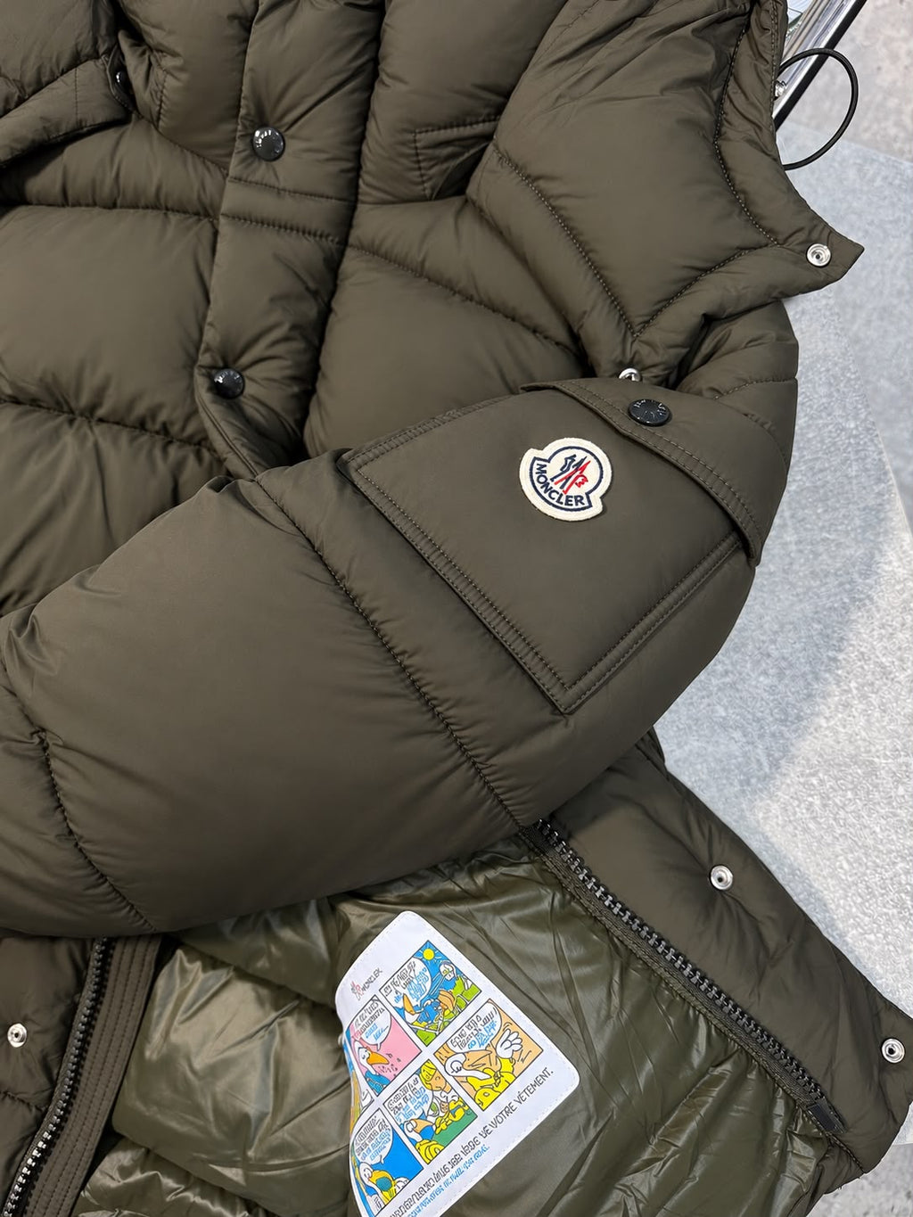Mnclr Maya 70  jacket - khaki CLER