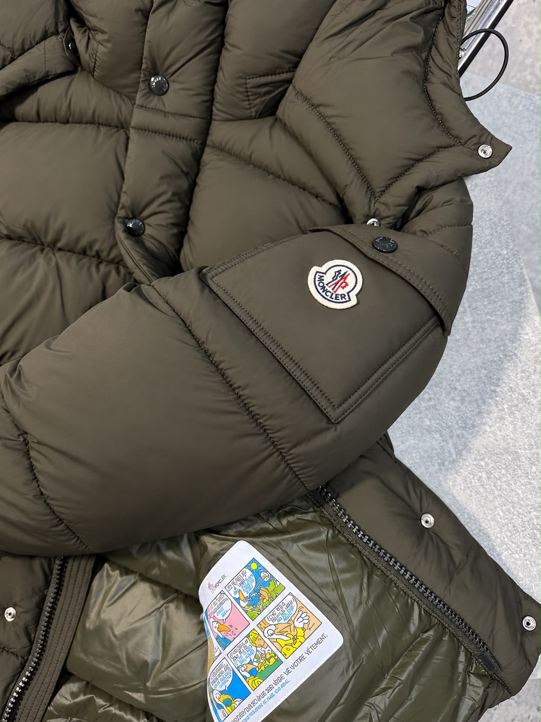 Mnclr Maya 70  jacket - khaki CLER