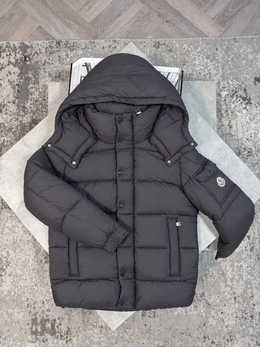 Mnclr Maya 70  jacket - grey CLER