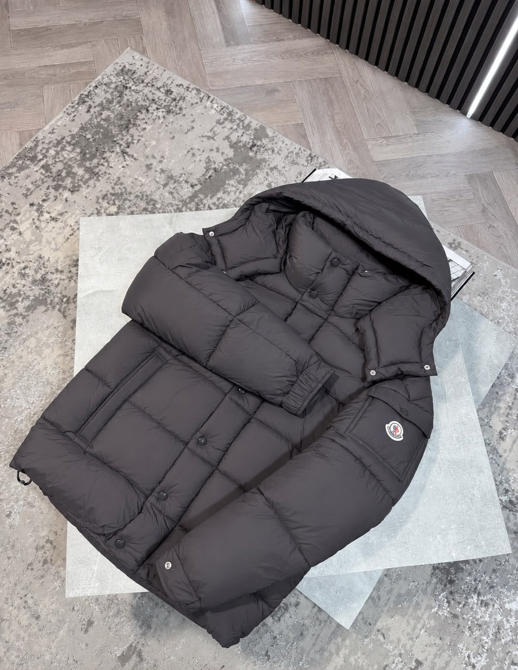 Mnclr Maya 70  jacket - grey CLER