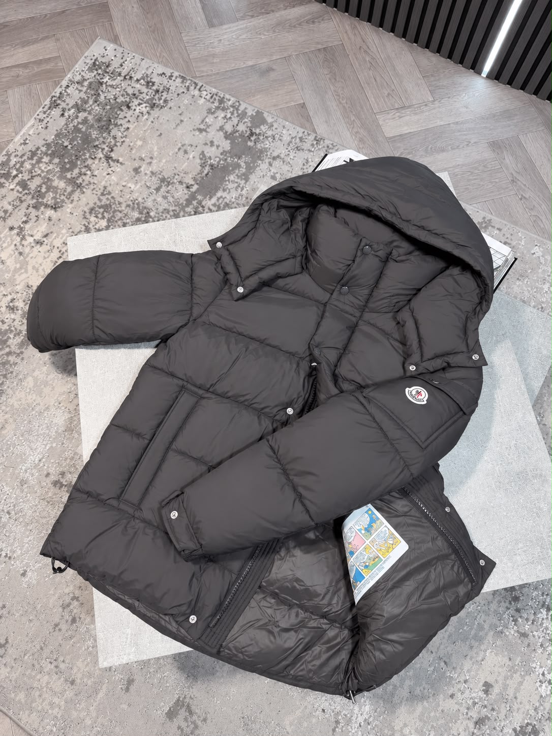 Mnclr Maya 70  jacket - grey CLER
