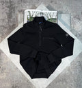 Mnclr 1/4 Zip Black CLER