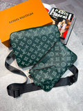 LV Mens Trio Bag Green LV