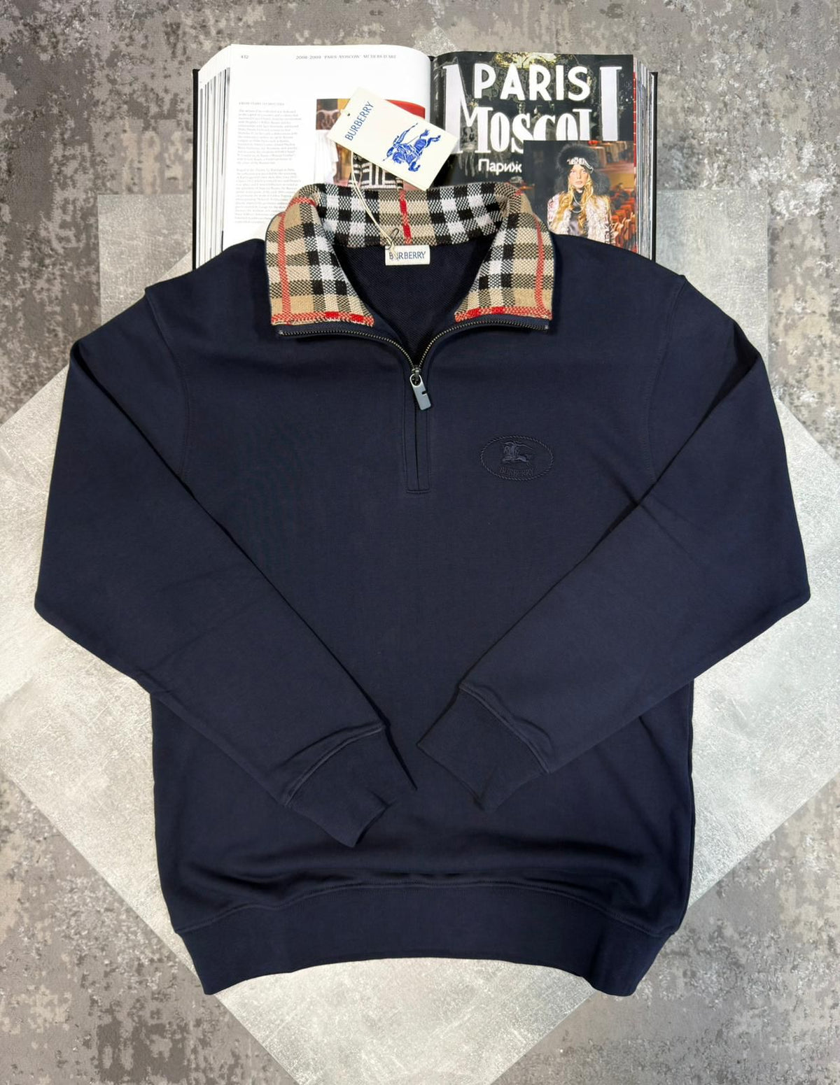 BBR 1/4 Zip Navy BB