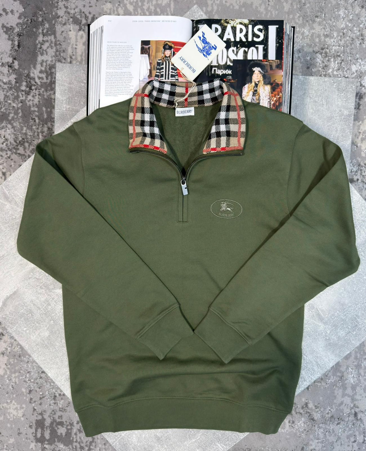 BBR 1/4 Zip Khaki BB