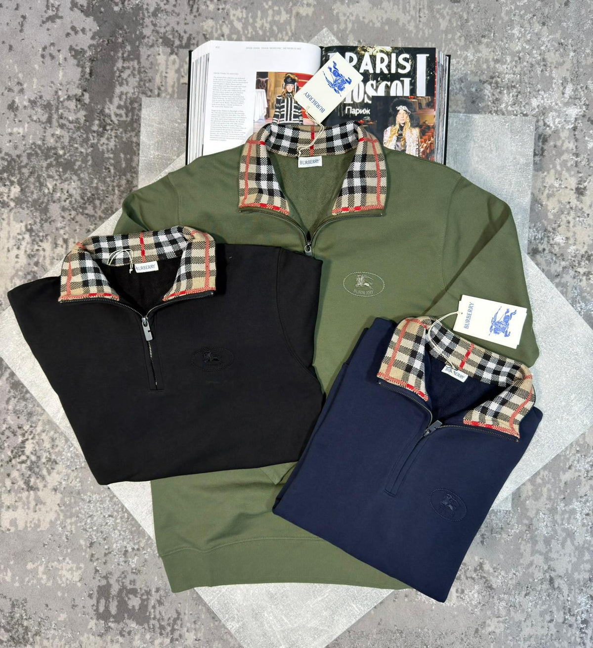 BBR 1/4 Zip Black BB