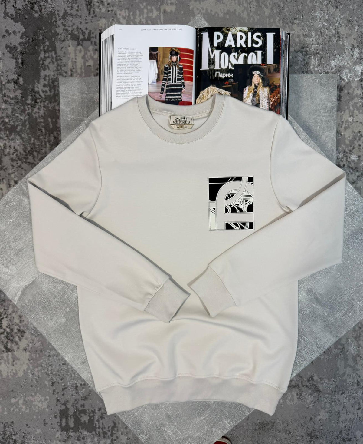 Herm Jumper Ecru Herm