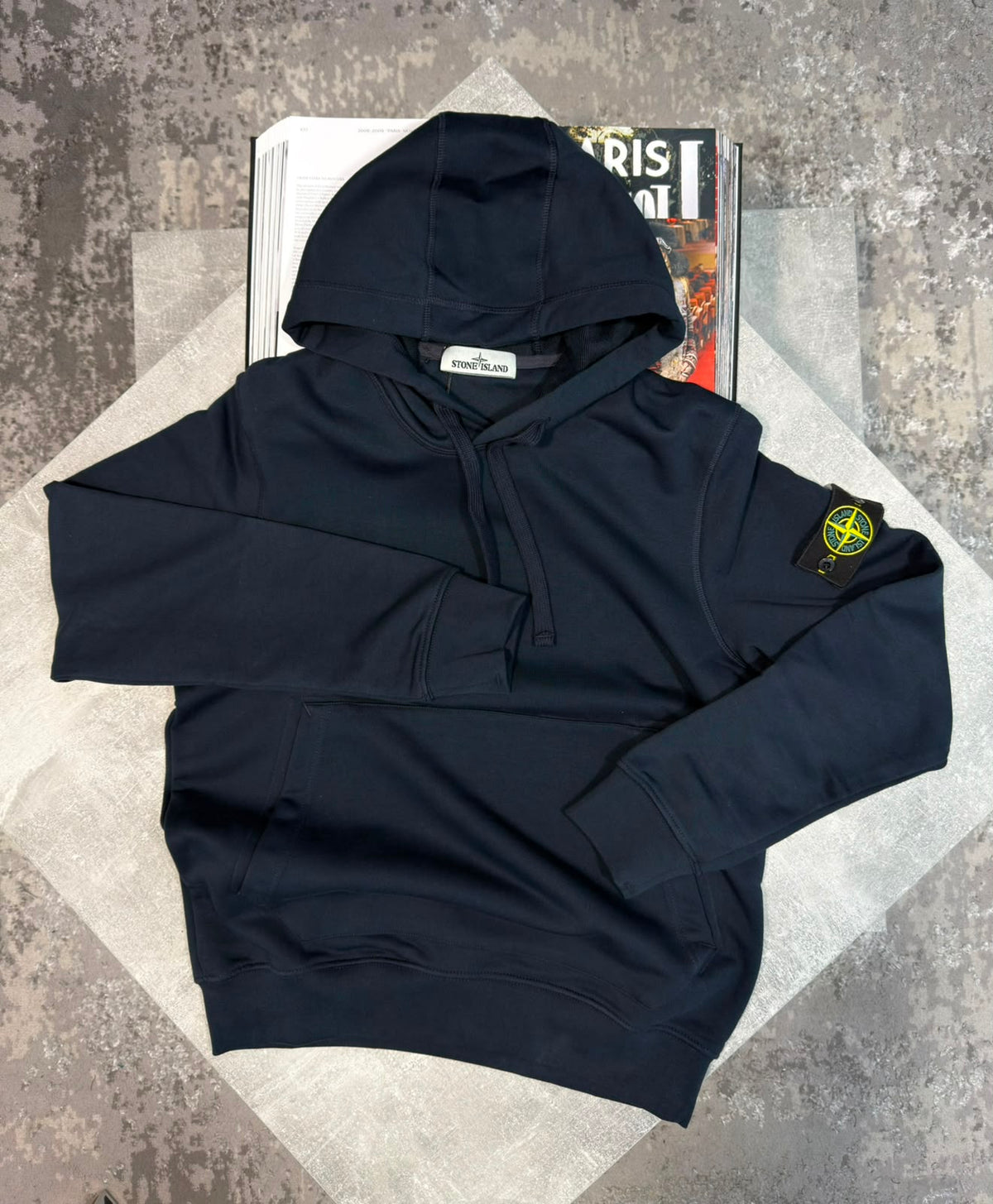 Si hoodie Dark Navy STONE