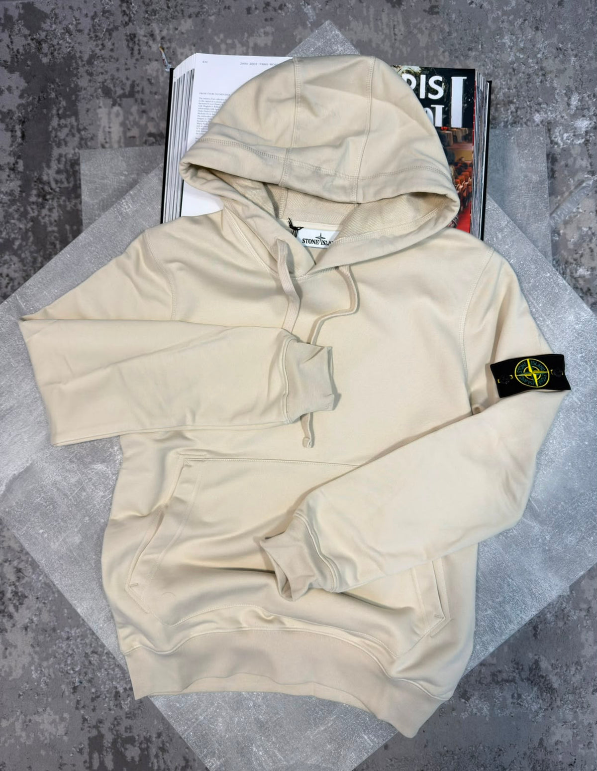 Si hoodie Beige STONE