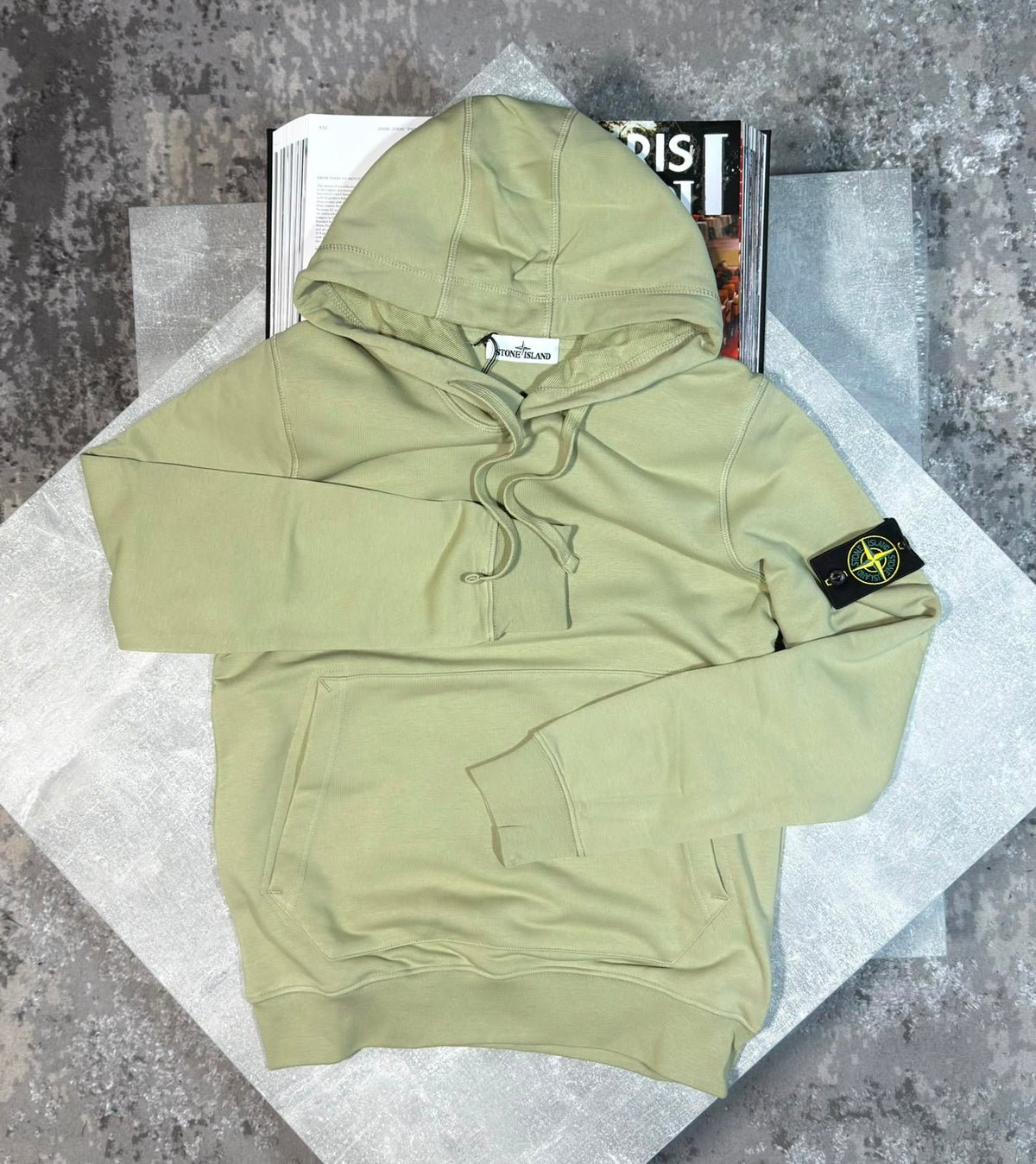 Si hoodie Khaki STONE