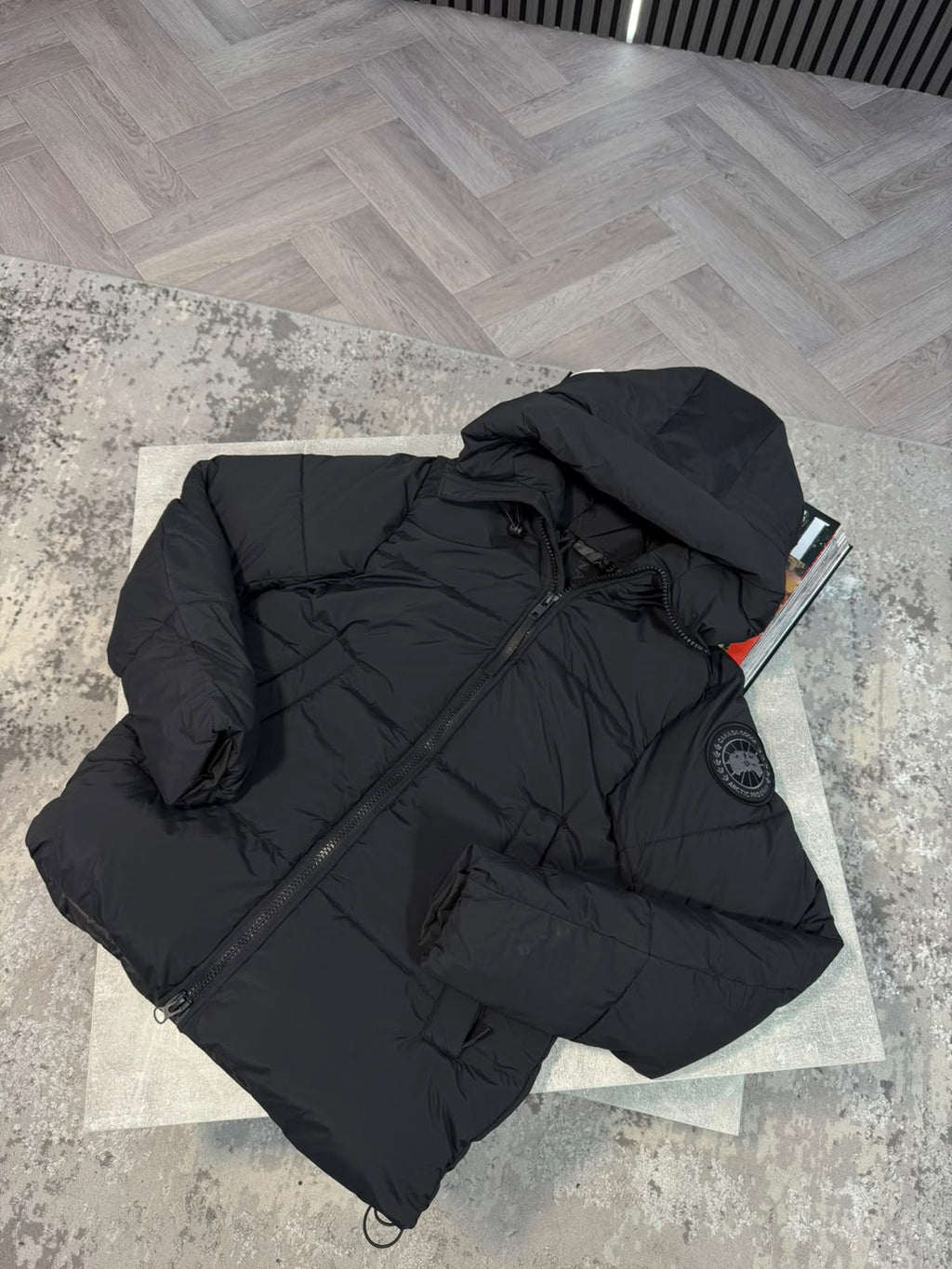 CG Crofton Puffer Jacket Black CG