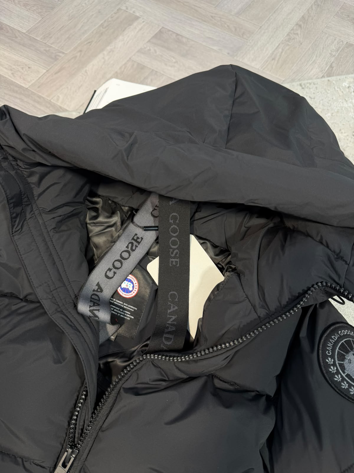 CG Crofton Puffer Jacket Black CG