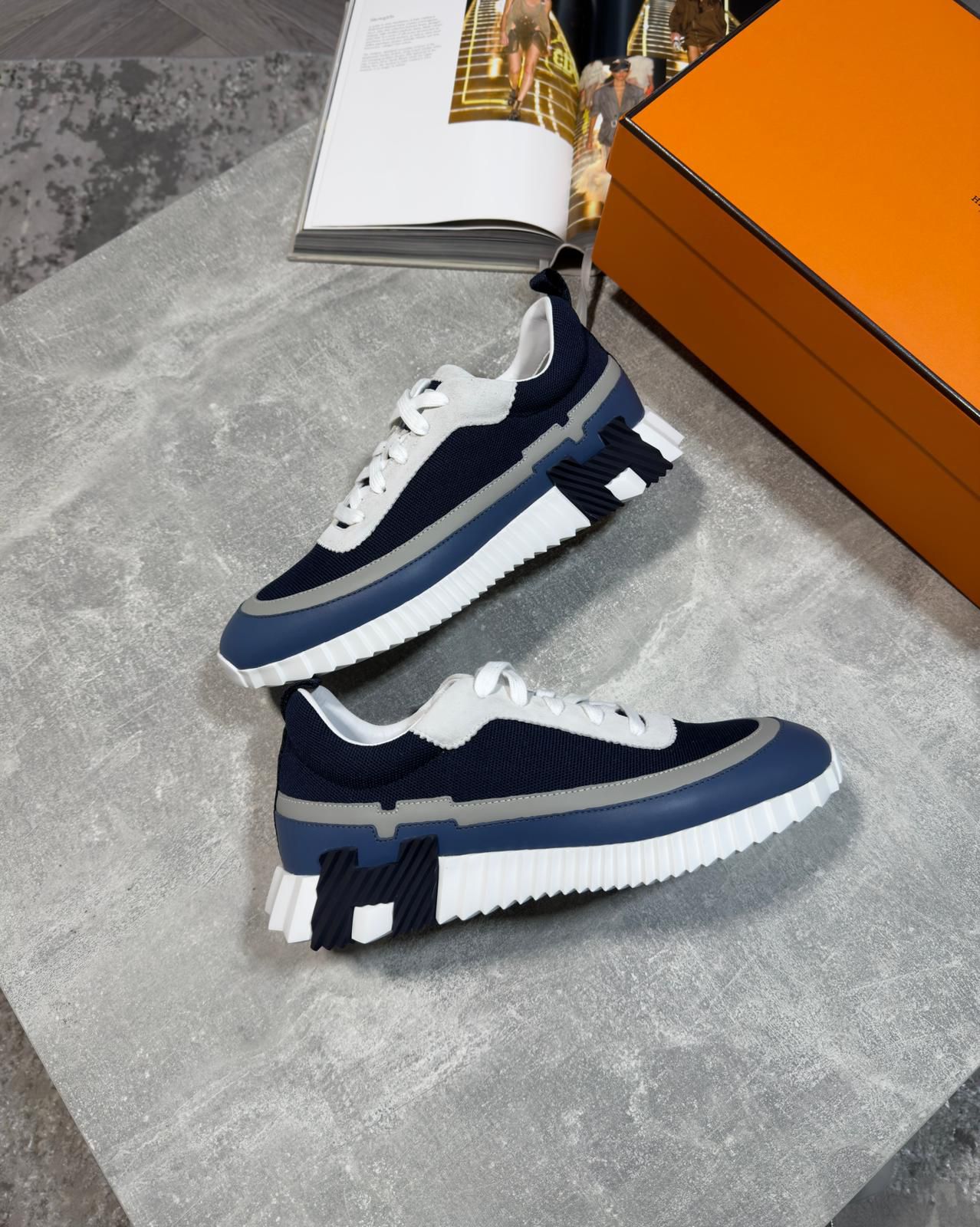 Hermes Trainers Blue image 1