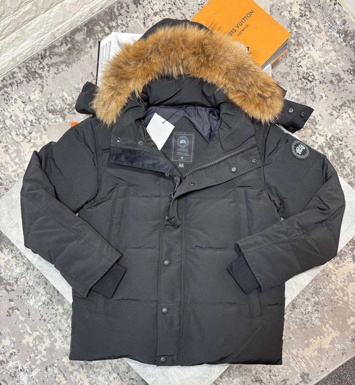 Goose Whyndham Jacket BLACK – Detachable Fur image 1