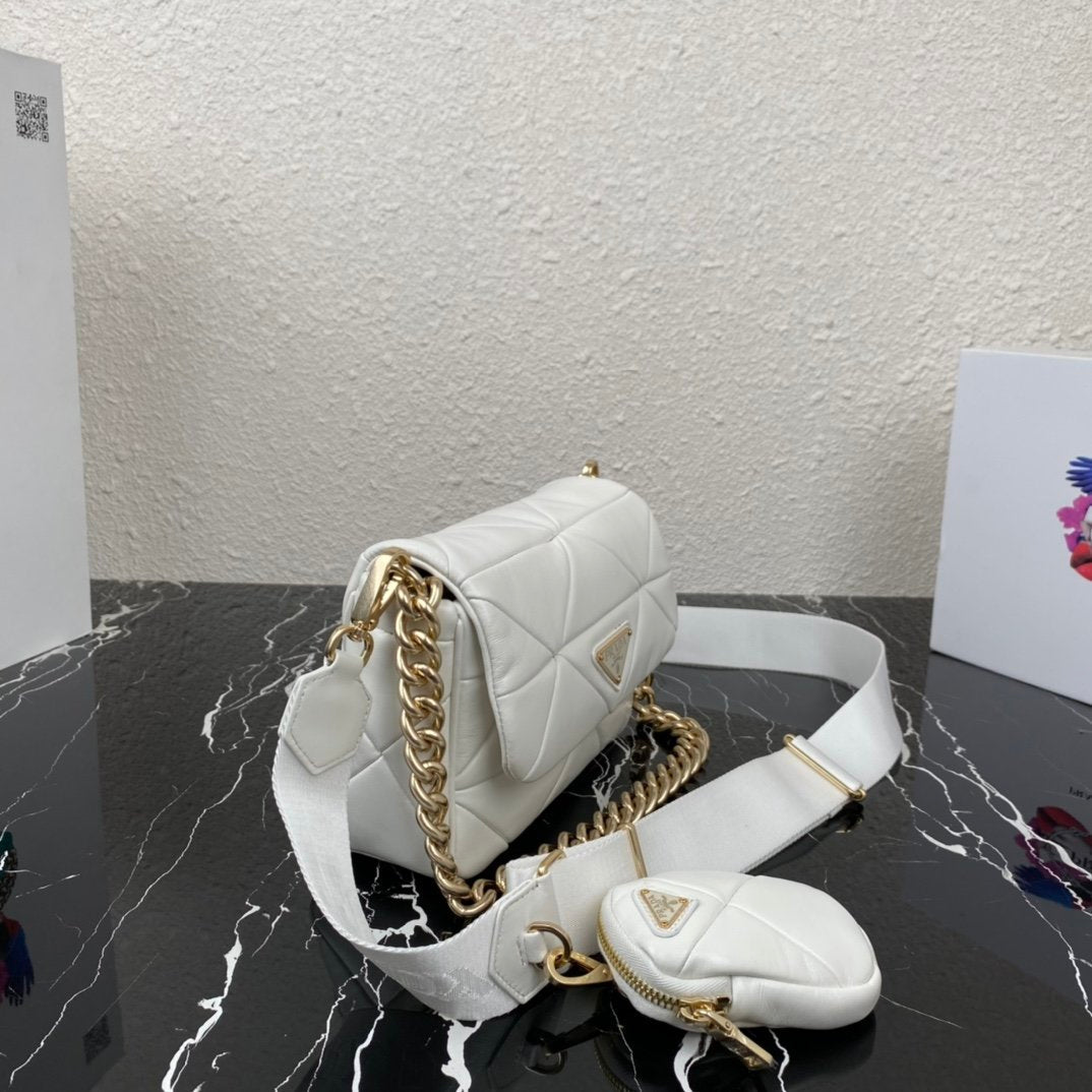 PDA WHITE SHOULDER BAG image 1