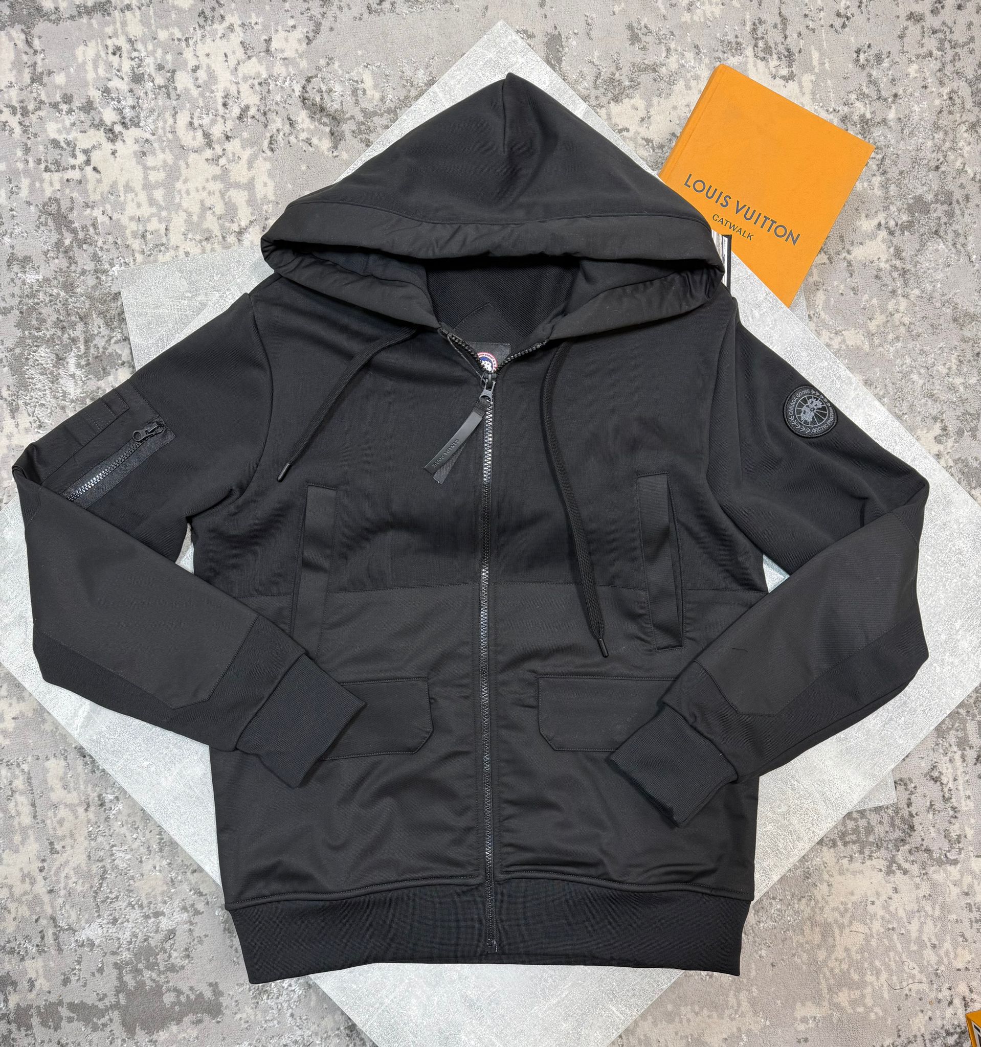 Goose Hooded Jacket Black image 0