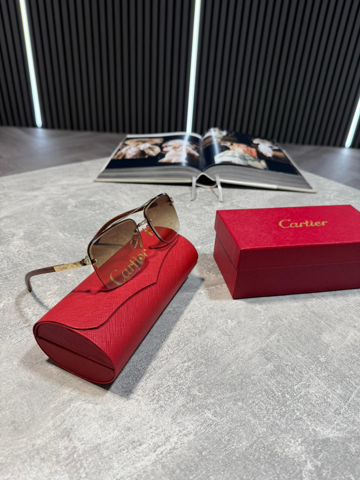 Cartier Glasses Brown image 1
