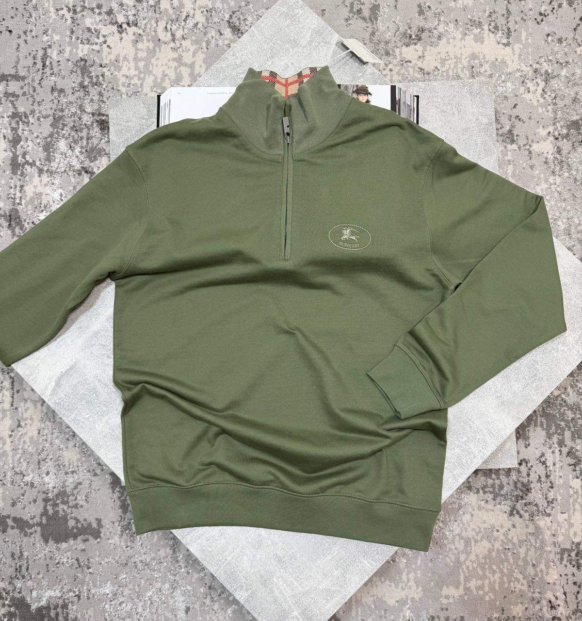 Burb 1/4 Zips Green image 1