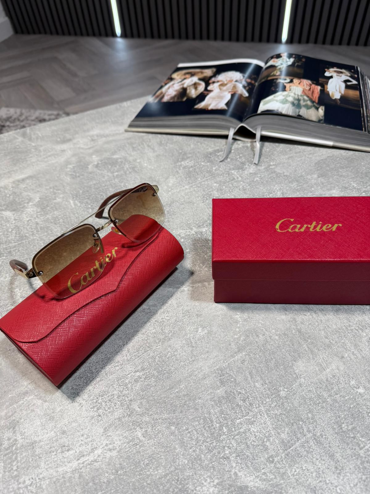 Cartier Glasses Brown image 0