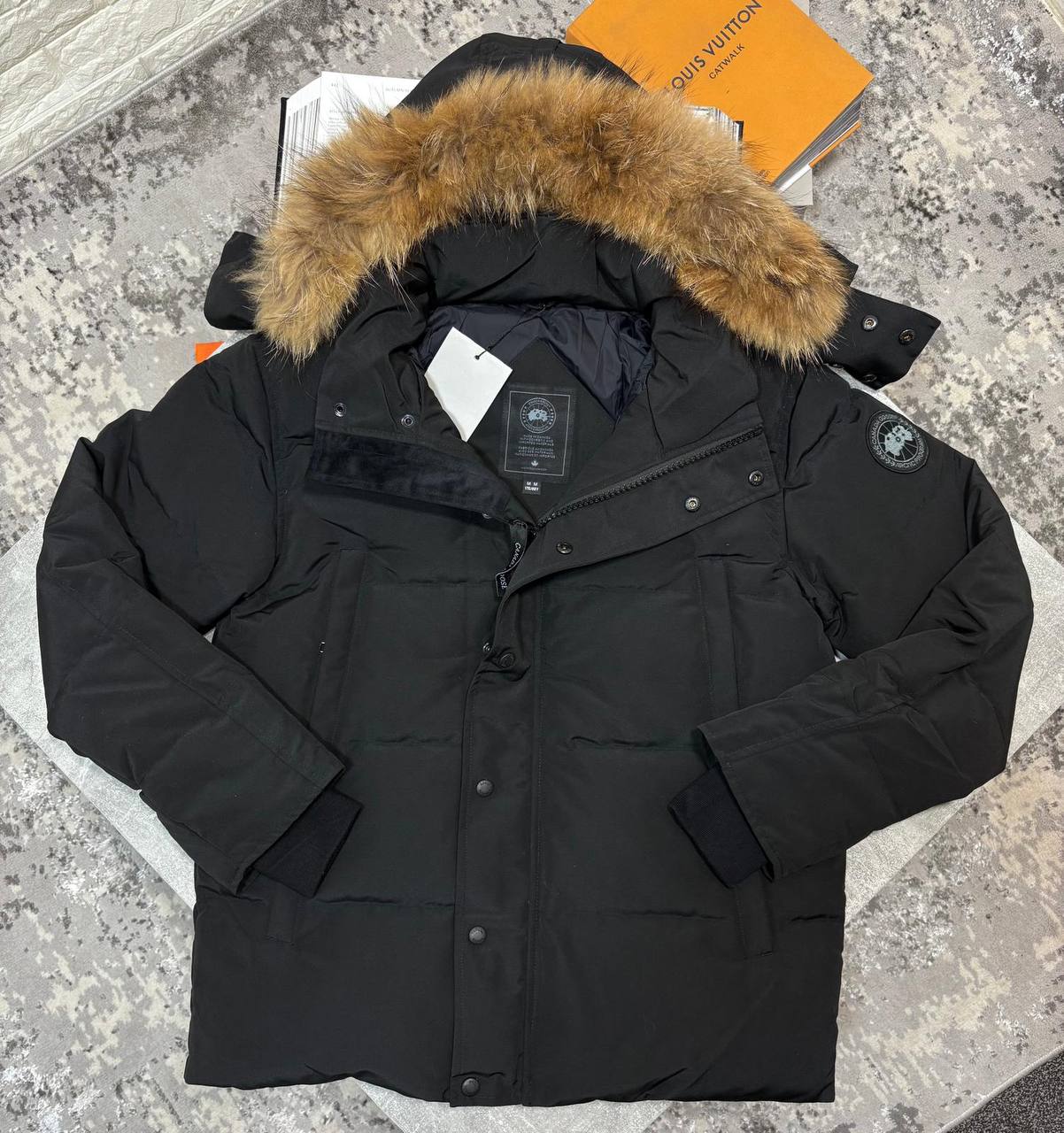 Goose Whyndham Jacket BLACK – Detachable Fur image 0