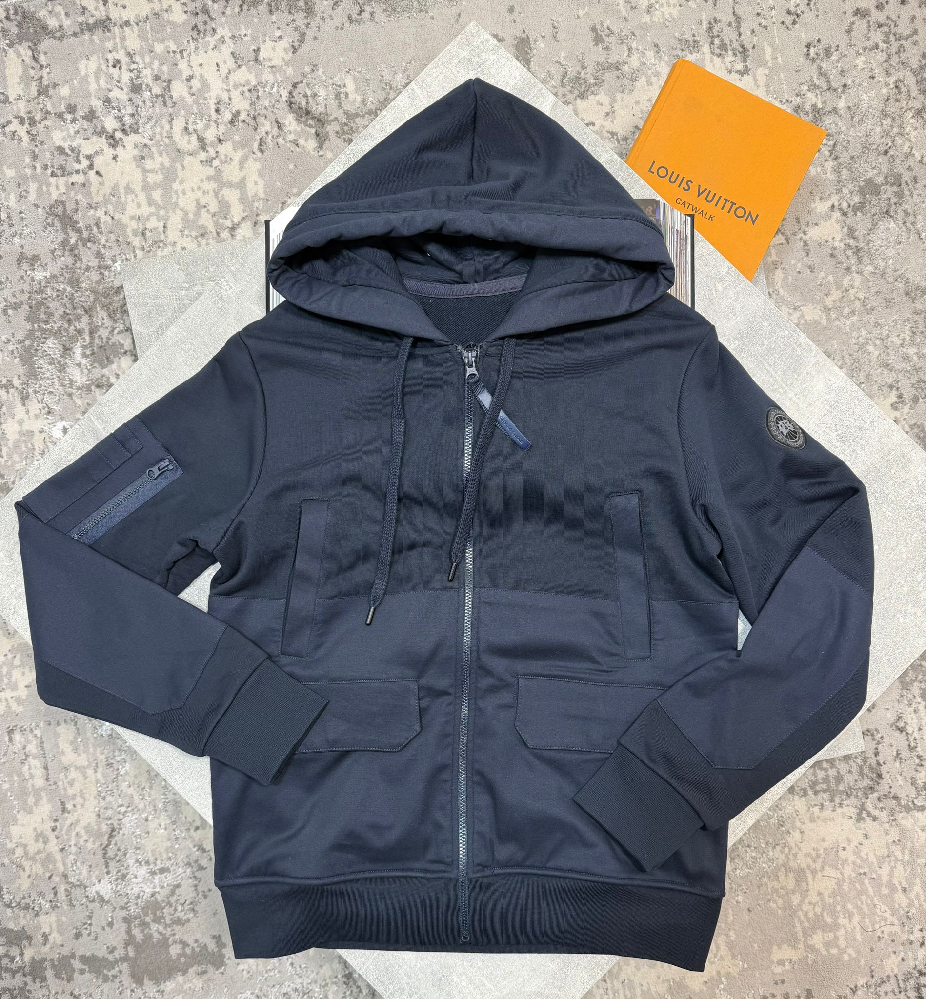 Goose Hooded Jacket Navy image 0