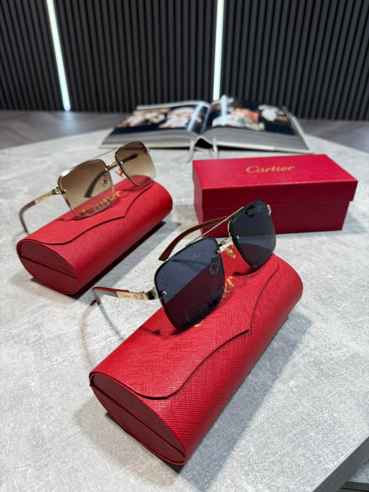 Cartier Glasses Brown image 2