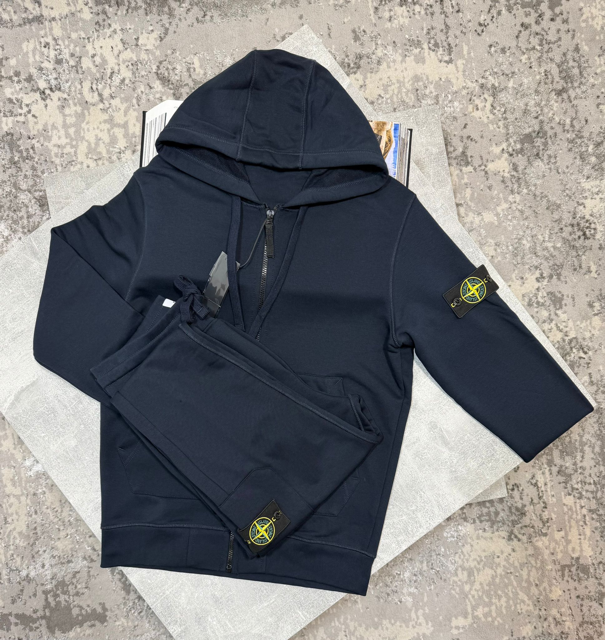 Stone Tracksuit Navy image 0
