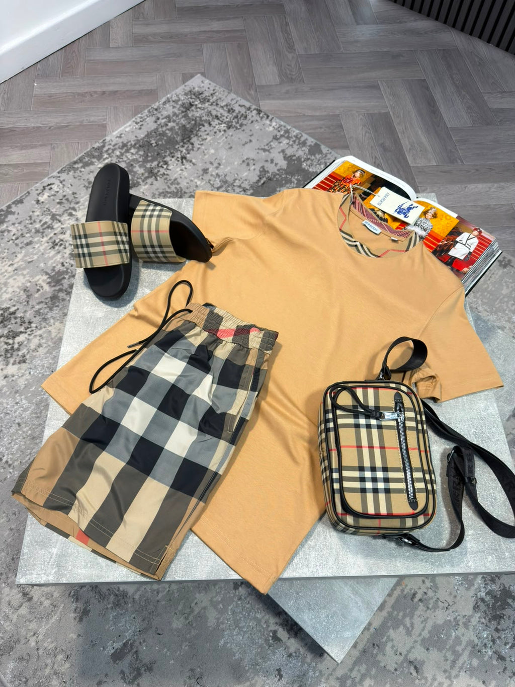 Burb Tshirt Khaki image 1