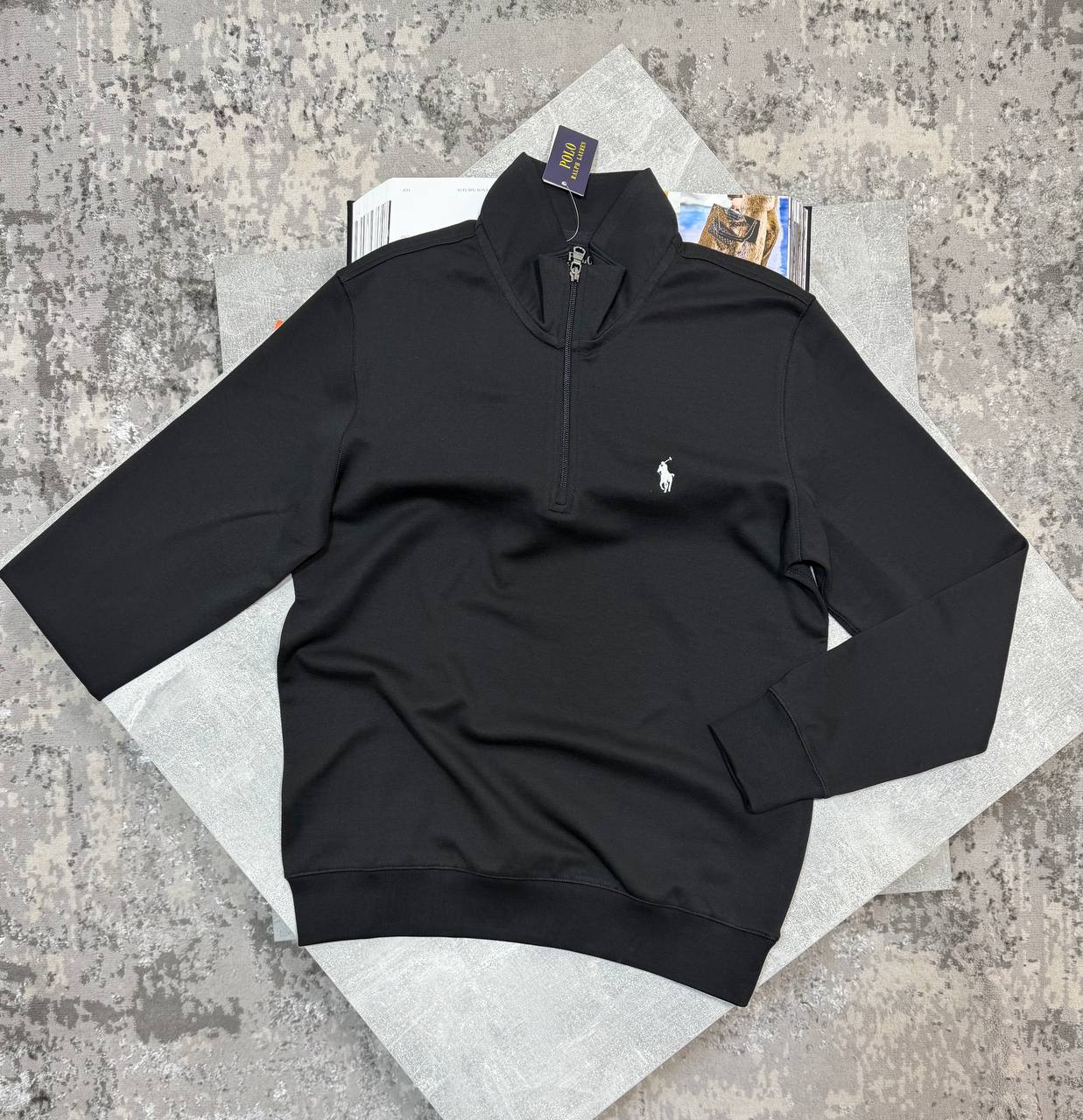 Ralph Lauren 1/4 Zip Black image 0