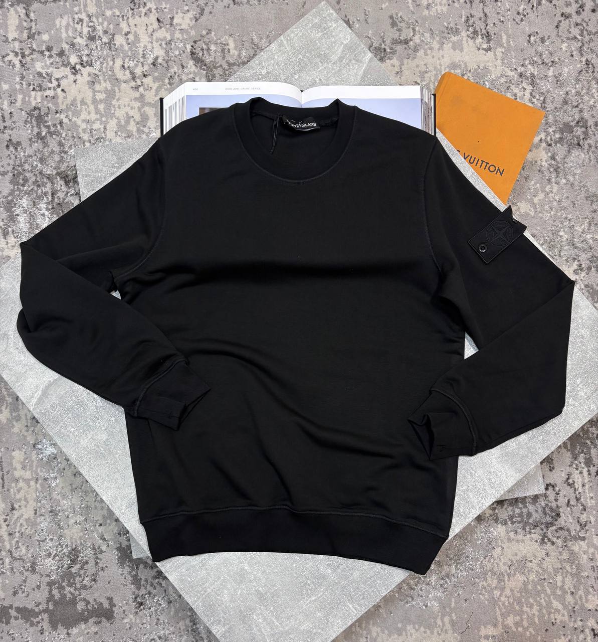 Stone Jumper Black - Ghost Badge